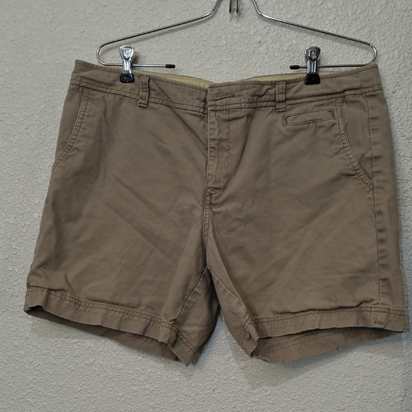 "Make Offer" Dockers Tan Casual Flat Front Shorts - Picture 1 of 3
